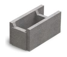 Блок малий бетонний незнімної опалубки Золотий Мандарин М-100 510х250х235 мм